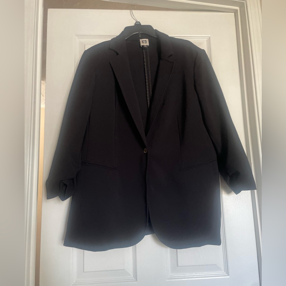 Anne Klein Black Single-Button Women's Blazer